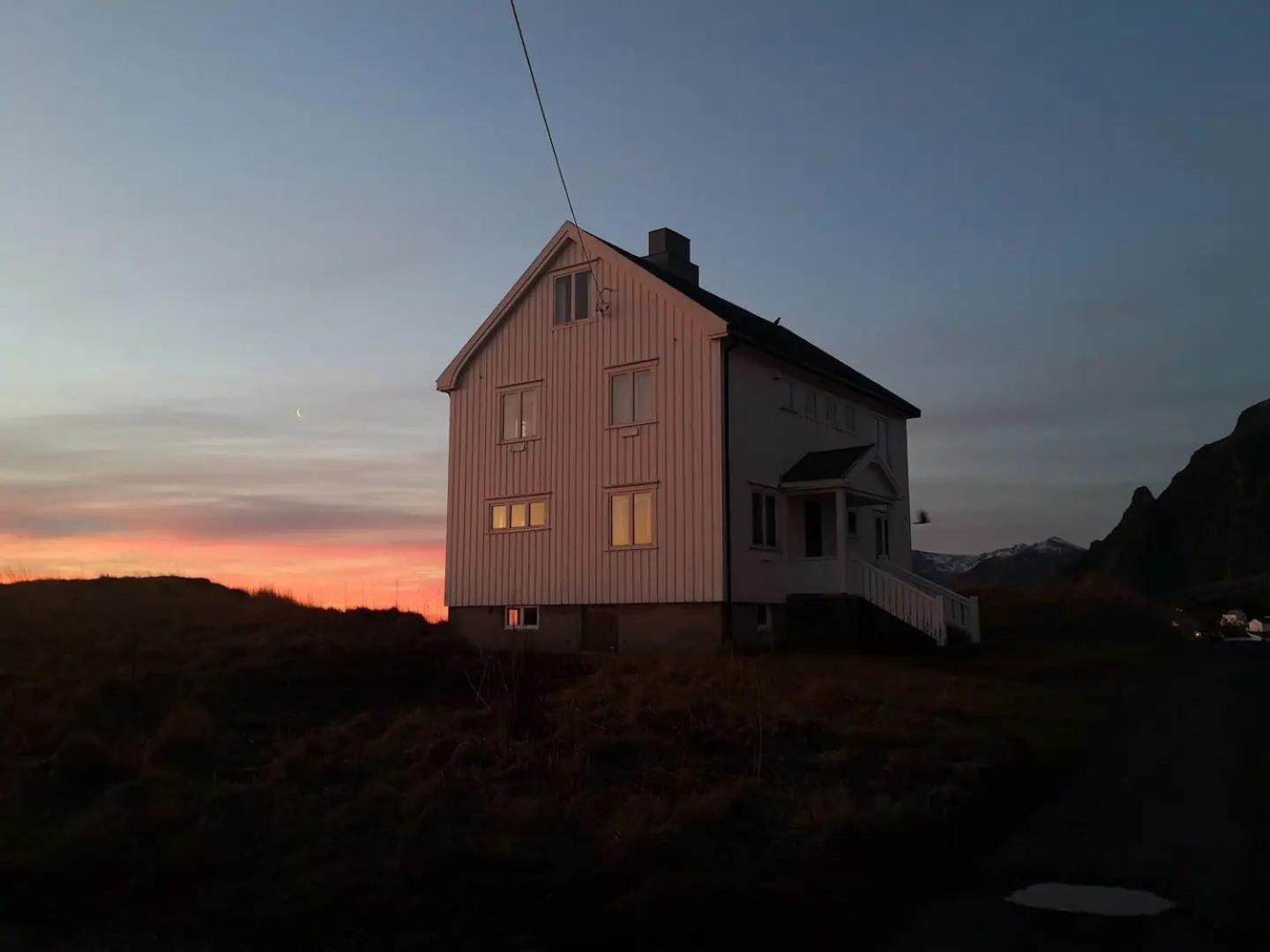 House With Amazing View & Location In Tind Vila Sørvågen Exterior foto